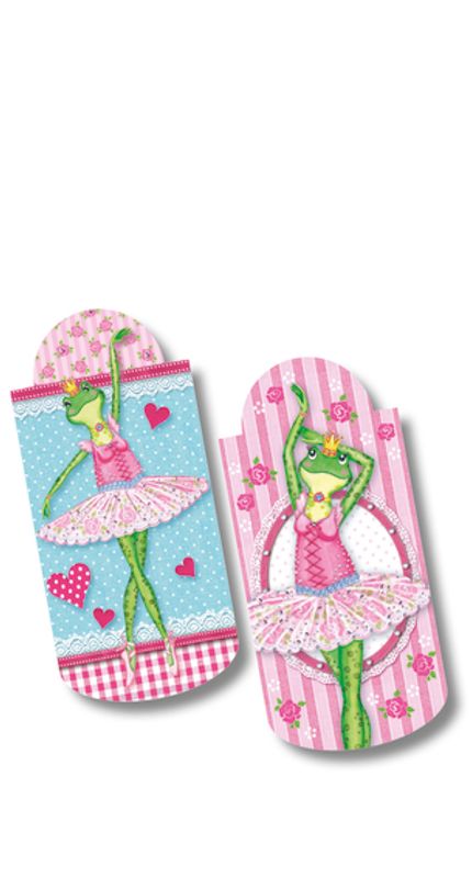 Magnetiske bokmerker, Ballerina, 33x72 mm, 2 stk (5 pakk)