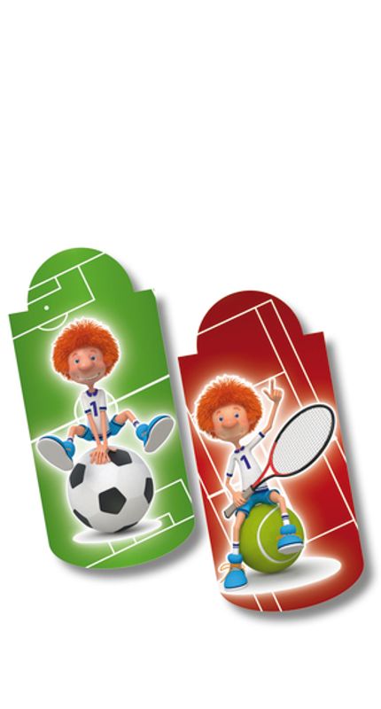 Magnetiske bokmerker, Sport, 33x72 mm, 2 stk (5 pakk)