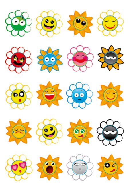 Hovedbilde MAGIC Stickers Livlige soler, luftpolstret ...