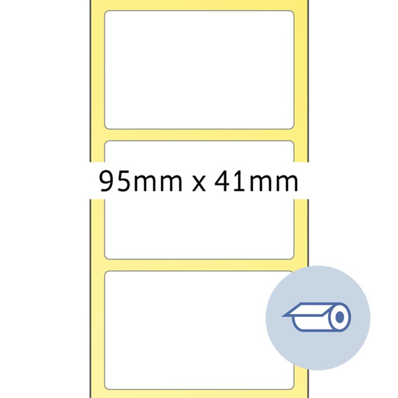 HERMA etiketter på rull til varemerking, 95x41 (2000 stk)