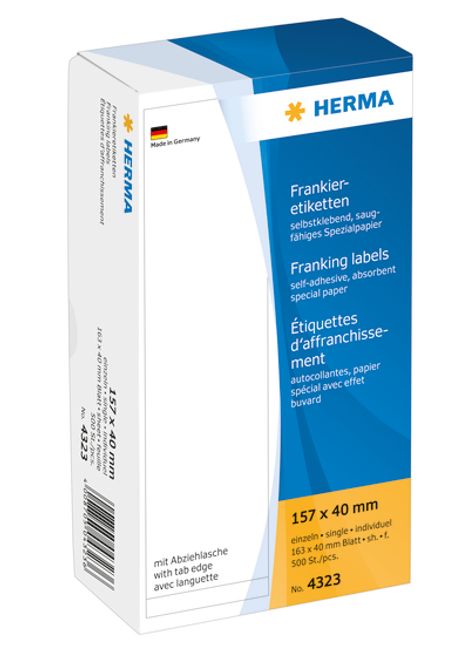 Hovedbilde Frankeringsetiketter enkel til Stielow, 157x40 ...