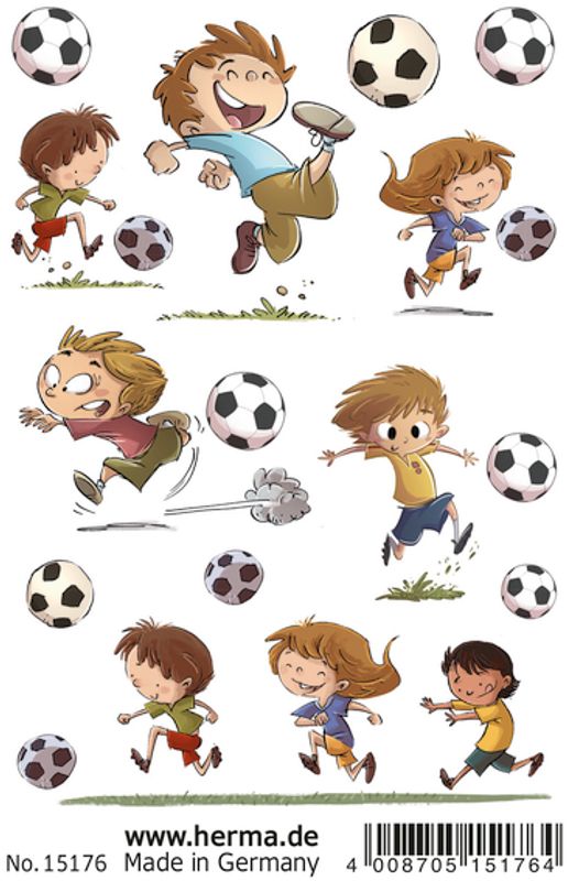 CLASSIC Tattoos Colour Art, Fotball, 10 motiver, 1 ark (10 pakk)