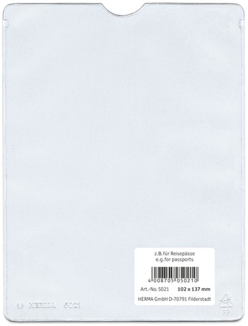Hovedbilde HERMA plastlommer i klar plast 220x310 mm, A4 (25 ...