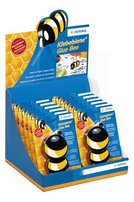 Hovedbilde Glue Bee limroller diskdisplay, 12 stk