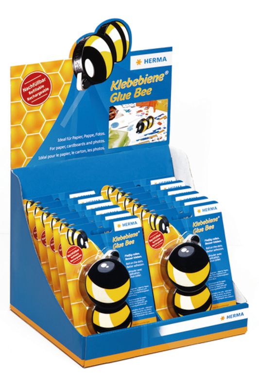 Glue Bee limroller diskdisplay, 12 stk