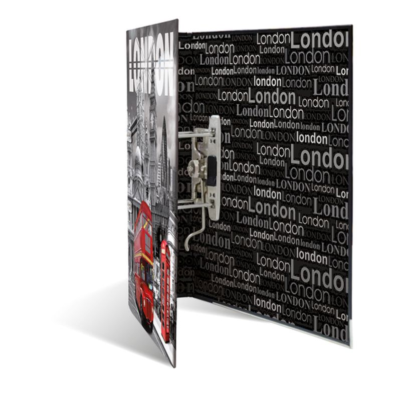 HERMA ringperm i kartong, A4, London (10 pakk)