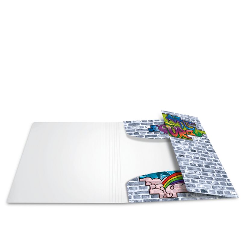 HERMA strikkmappe i plastmateriale, A3, Graffiti (3 pakk)